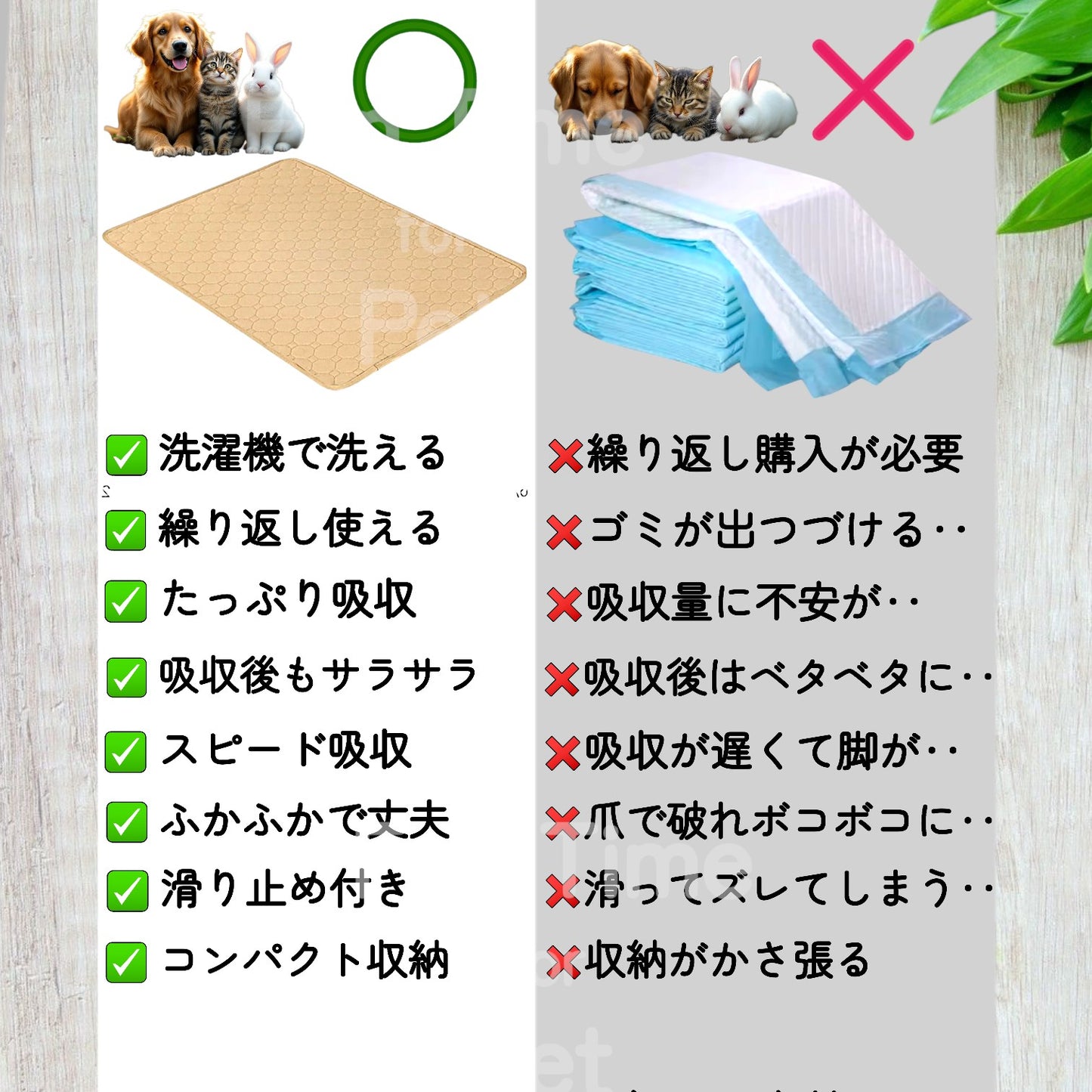 ペットマット 100㎝×70㎝