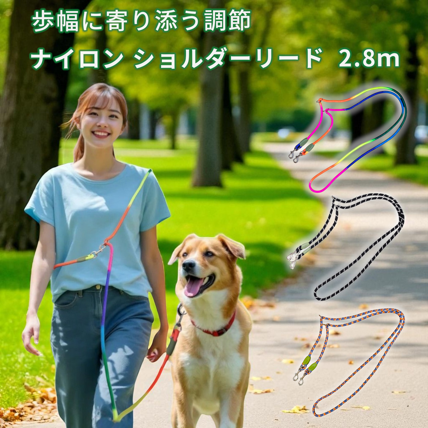 ショルダーリード(ナイロン)2.8m