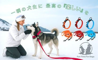 犬 首輪 PVC 防水 ダブルリング バックル式 小型犬8（８㎏以上） 中型犬 大型犬 雨散歩 アウトドア 水遊び