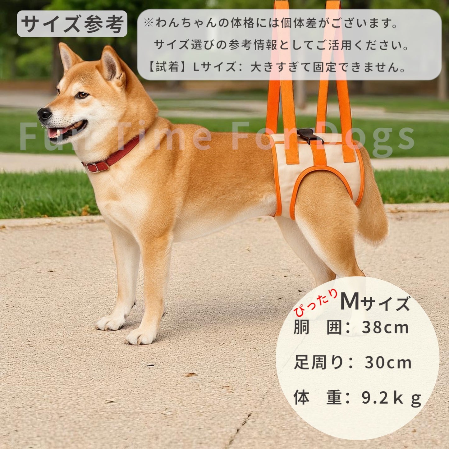 介護用ハーネス　後脚用